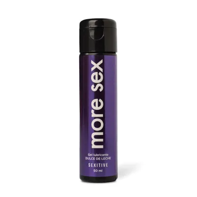 Gel lubricante intimo saborizado More Sex Dulce de leche 